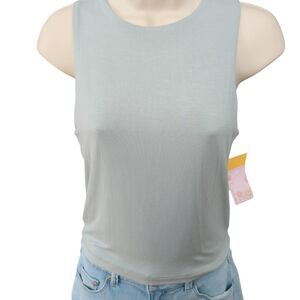 NWT Neutral Ground Sage Green Sleeveless Tank Top - Size L